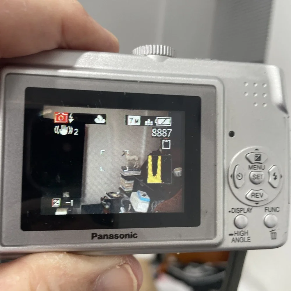 Panasonic LUMIX DMC-LZ6 7.2 MP 6X Zoom Digital Camera+Battery+SD Card-TESTED
